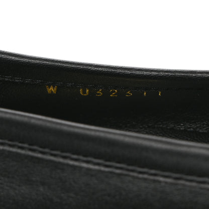 Chanel Calfskin Womens Stitched CC Loafers 35.5 Black 7 of 8