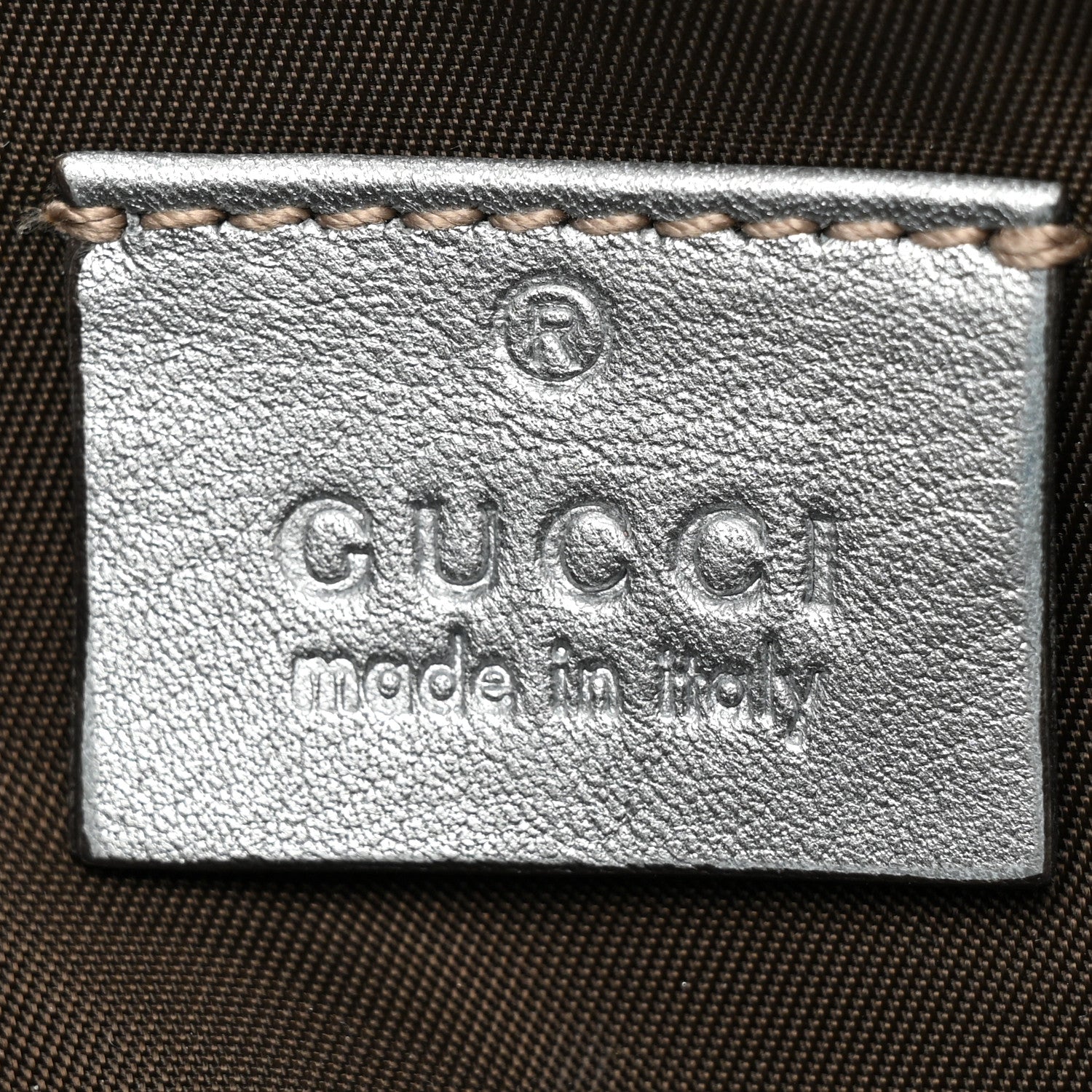 Gucci Guccissima New Britt Wristlet Silver 6 of 11