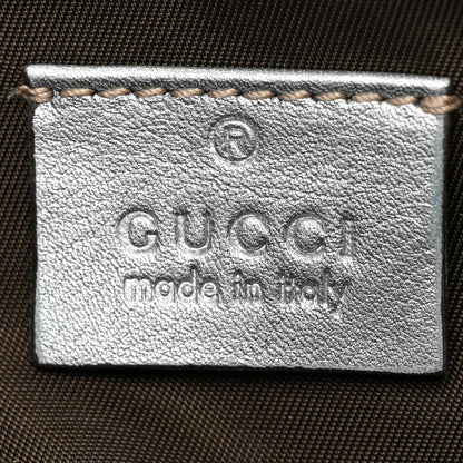 Gucci Guccissima New Britt Wristlet Silver 6 of 11