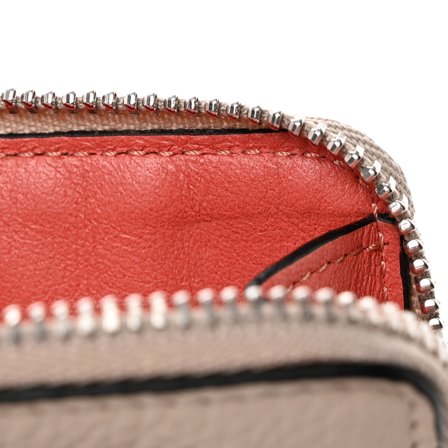 Soft Grained Calfskin Coin Card Holder Light Oat Honey