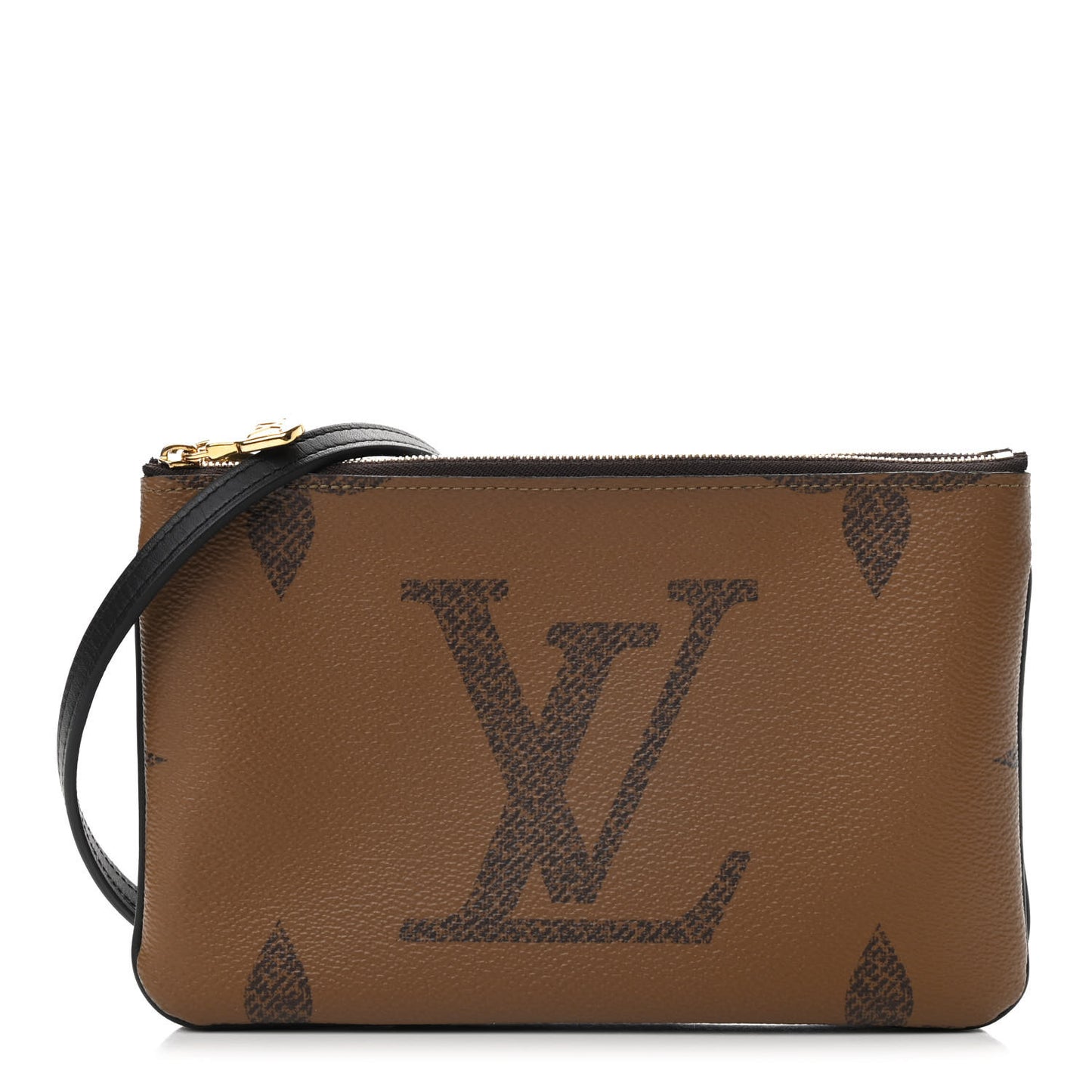 Reverse Monogram Giant Double Zip Pochette