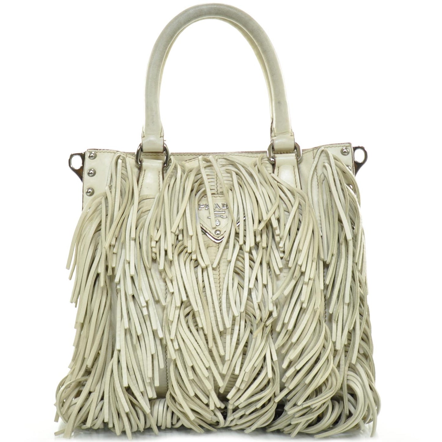 Nappa Small Fringe Tote Cera