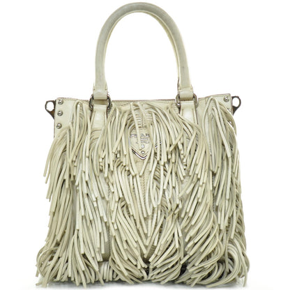 Prada Nappa Small Fringe Tote Cera 1 of 12