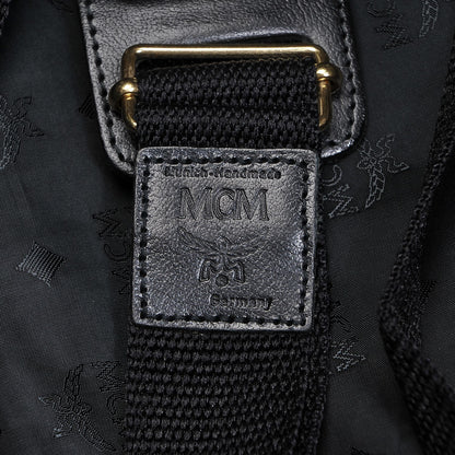 MCM Monogram Coated Canvas Garment Bag Black 6 of 19