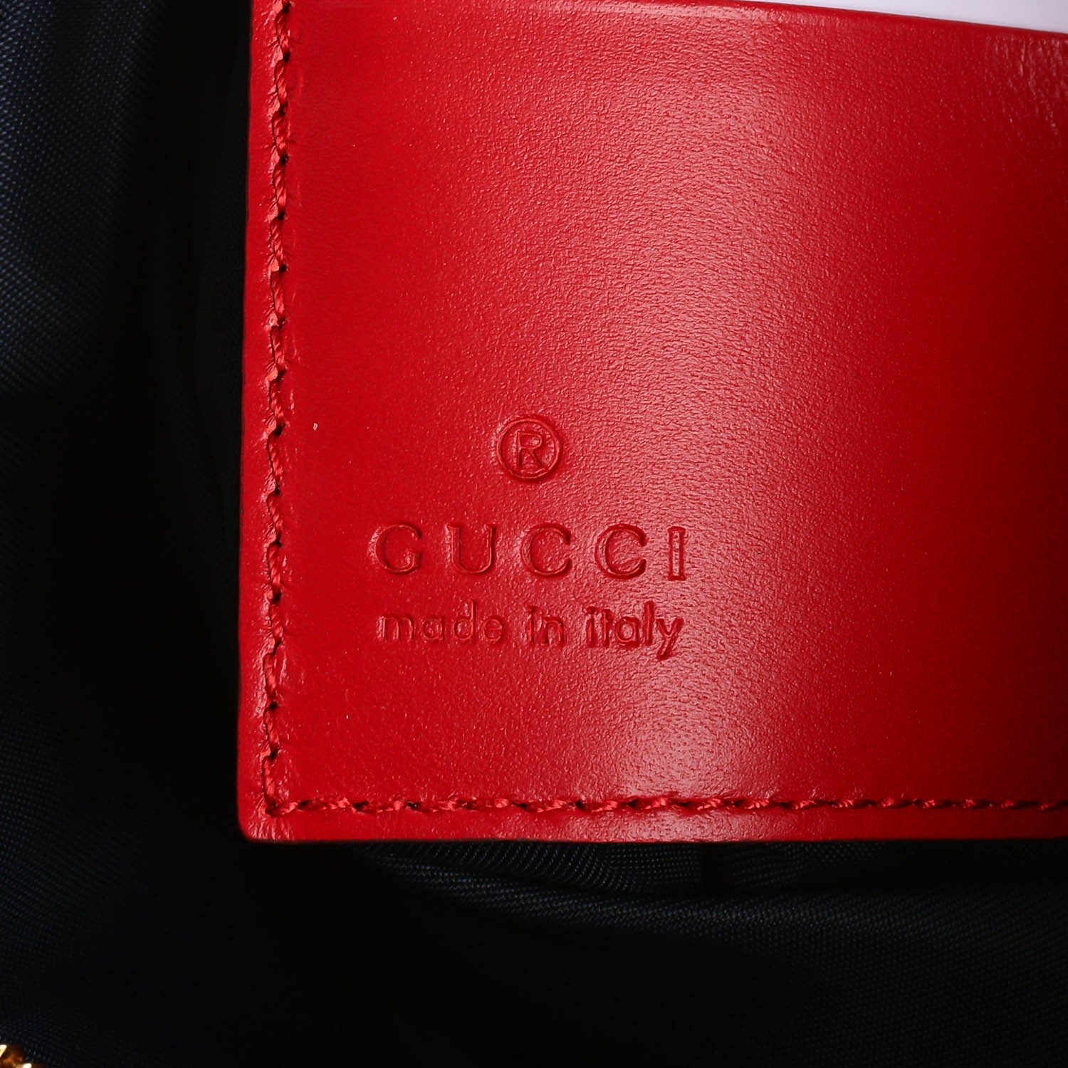 Gucci GG Supreme Monogram Wrist Wallet Beige Hibiscus Red 6 of 7