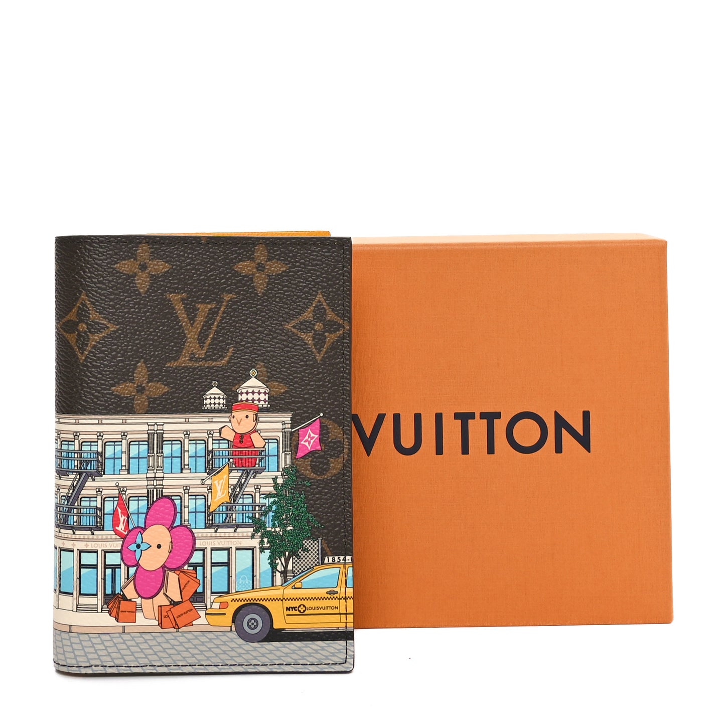 Monogram 2022 Christmas Animation New York Soho Passport Cover Yellow