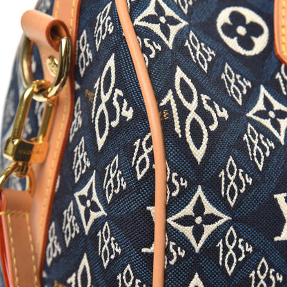 Louis Vuitton Jacquard Since 1854 Speedy Bandouliere 25 Blue 10 of 11