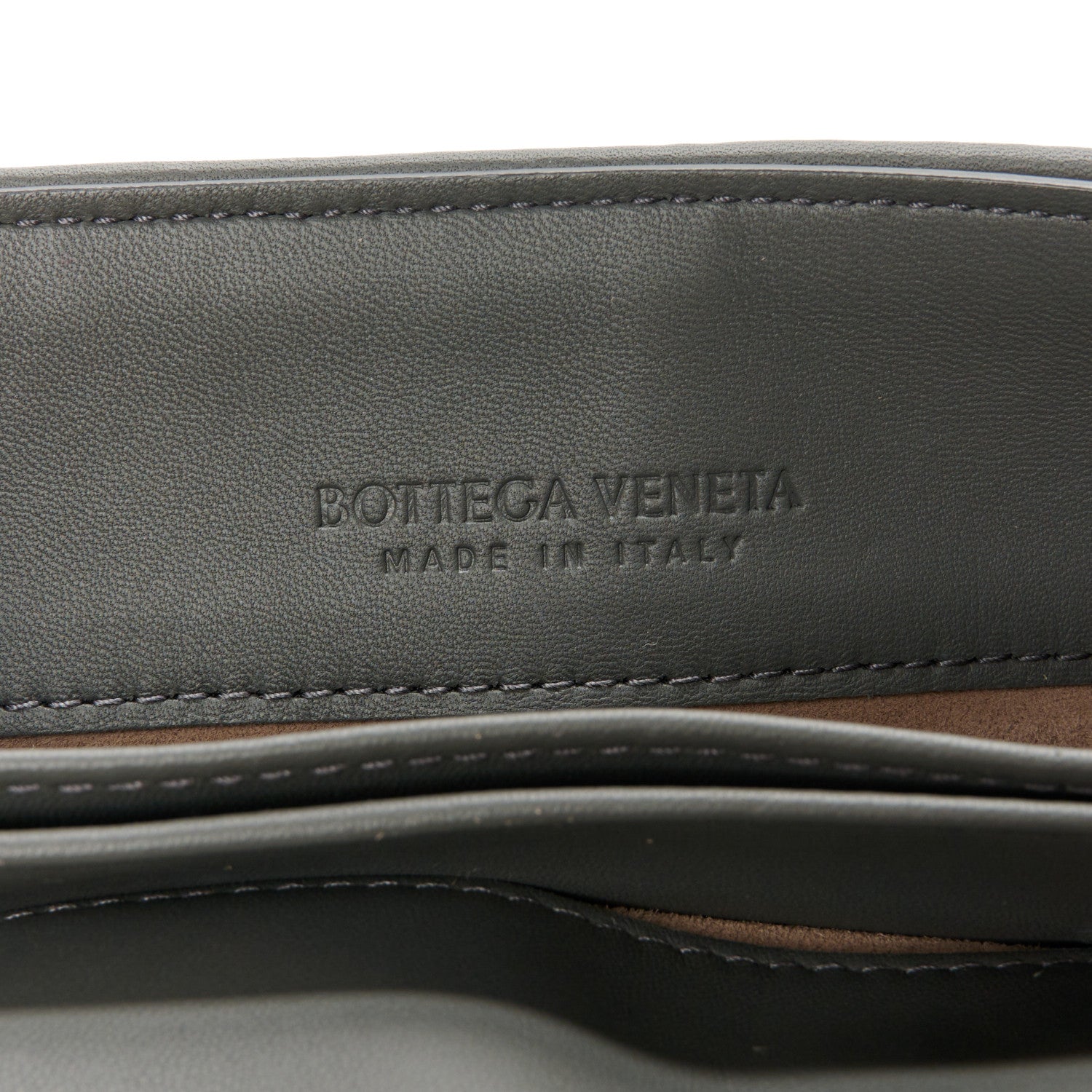 Bottega Veneta Nappa Intrecciato Baby Olimpia Shoulder Bag Steel 7 of 11