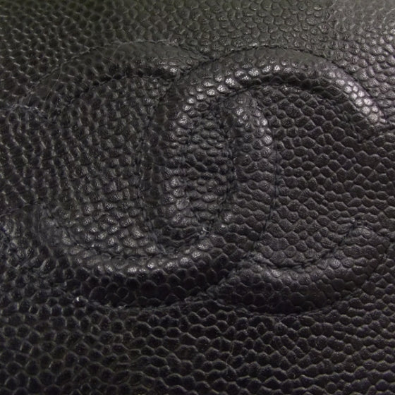Caviar Quilted Mini Flap Bag Black