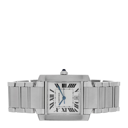 Cartier Stainless Steel 28mm Tank Francaise Automatic Watch 2 of 5