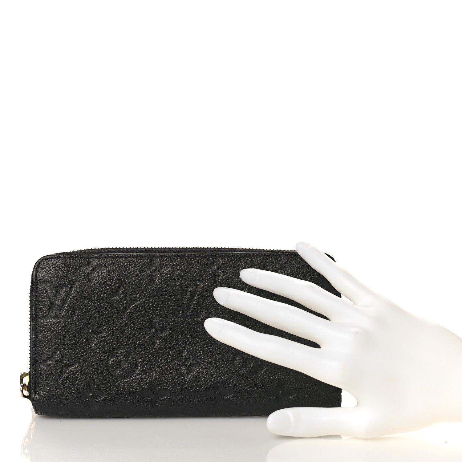 Louis Vuitton Empreinte Zippy Wallet Black 2 of 8