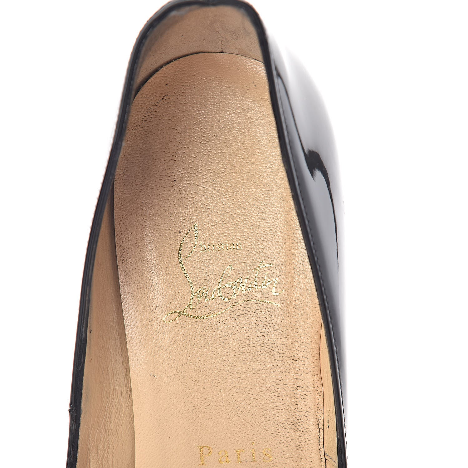 Christian Louboutin Patent New Very Prive 120 Pumps 39.5 Black 5 of 7