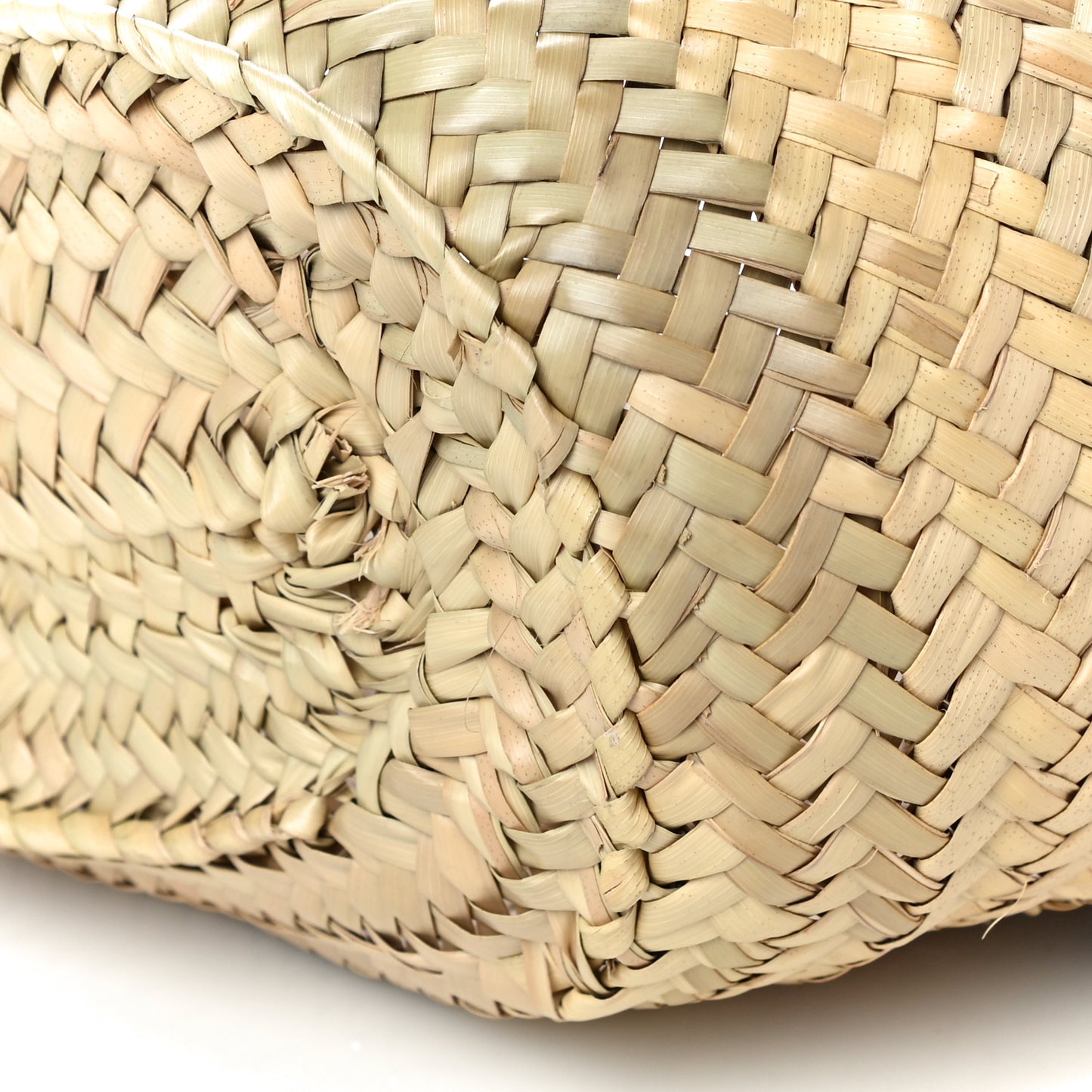 Raffia Small Basket Tote Bag Natural Tan