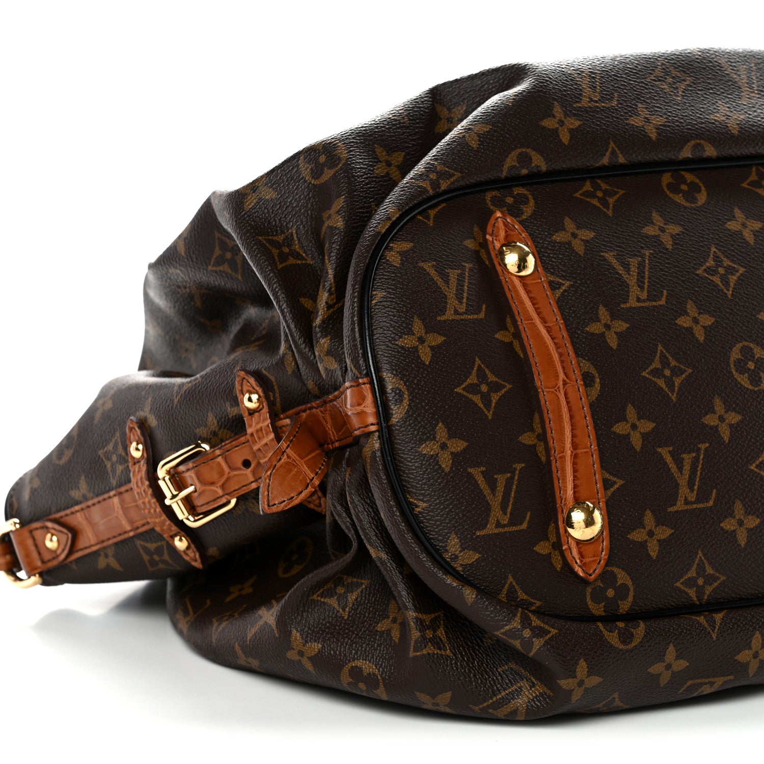 Louis Vuitton Monogram Alligator Trim Mahina XL 9 of 11