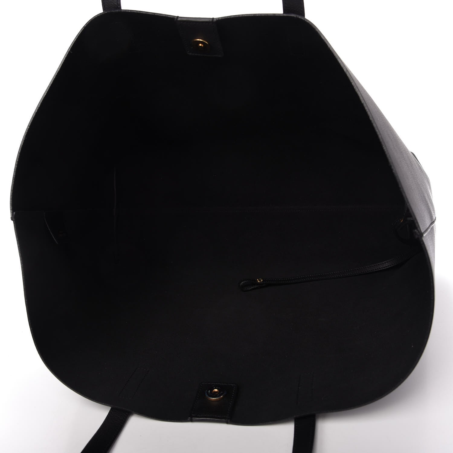 Saint Laurent Calfskin Large Shopping Tote Black 5 of 10