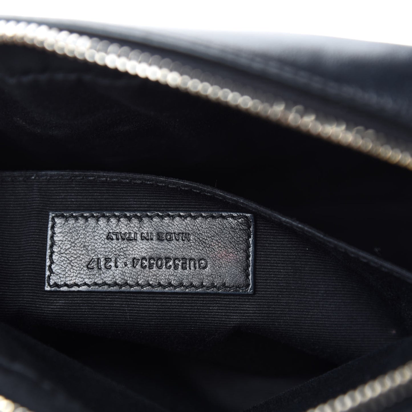 Calfskin Matelasse Monogram Lou Camera Bag Black