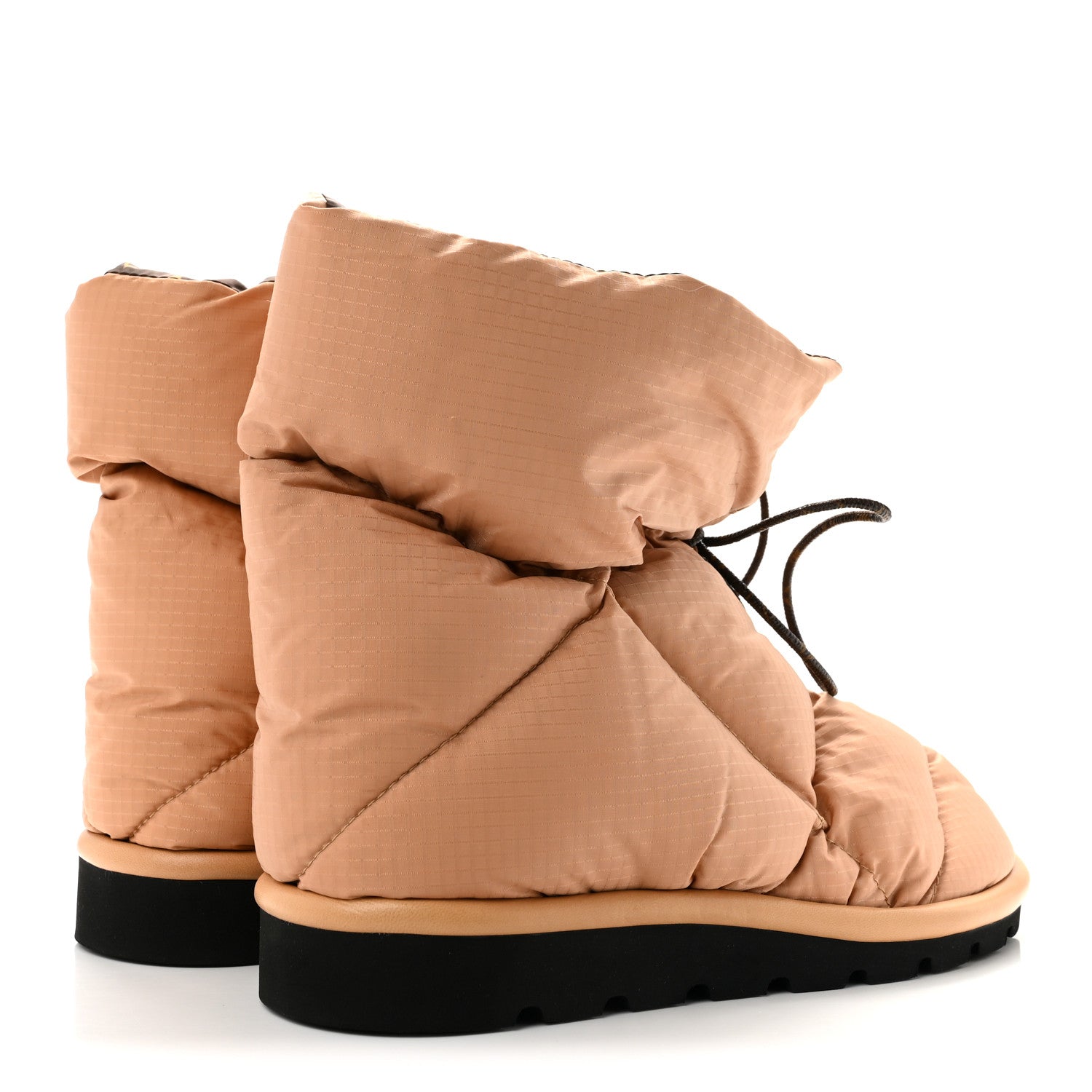 Louis Vuitton Nylon Monogram Pillow Comfort Ankle Boot 39 Beige 5 of 9