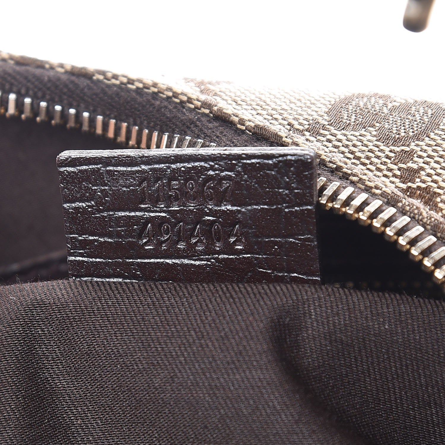 Gucci Monogram Medium Horsebit Chain Hobo Dark Brown 7 of 9