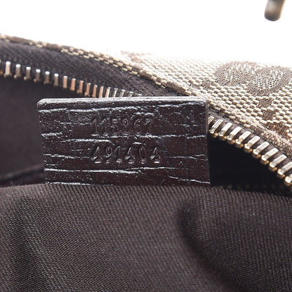 Gucci Monogram Medium Horsebit Chain Hobo Dark Brown 7 of 9