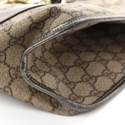 Gucci GG Plus Monogram Web Large Joy Shoulder Bag Metallic 9 of 10