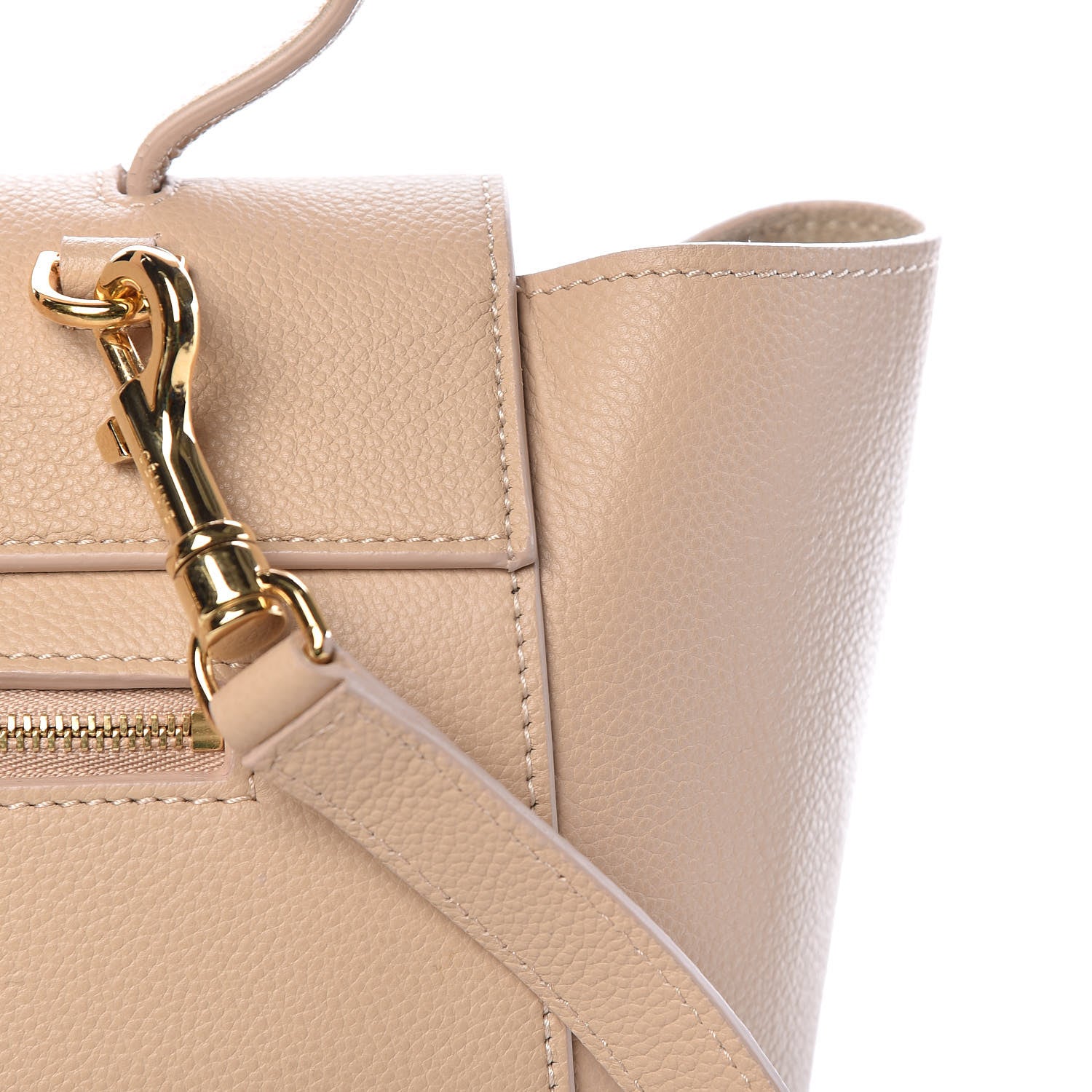 Celine Grained Calfskin Mini Belt Bag Light Taupe 18 of 23