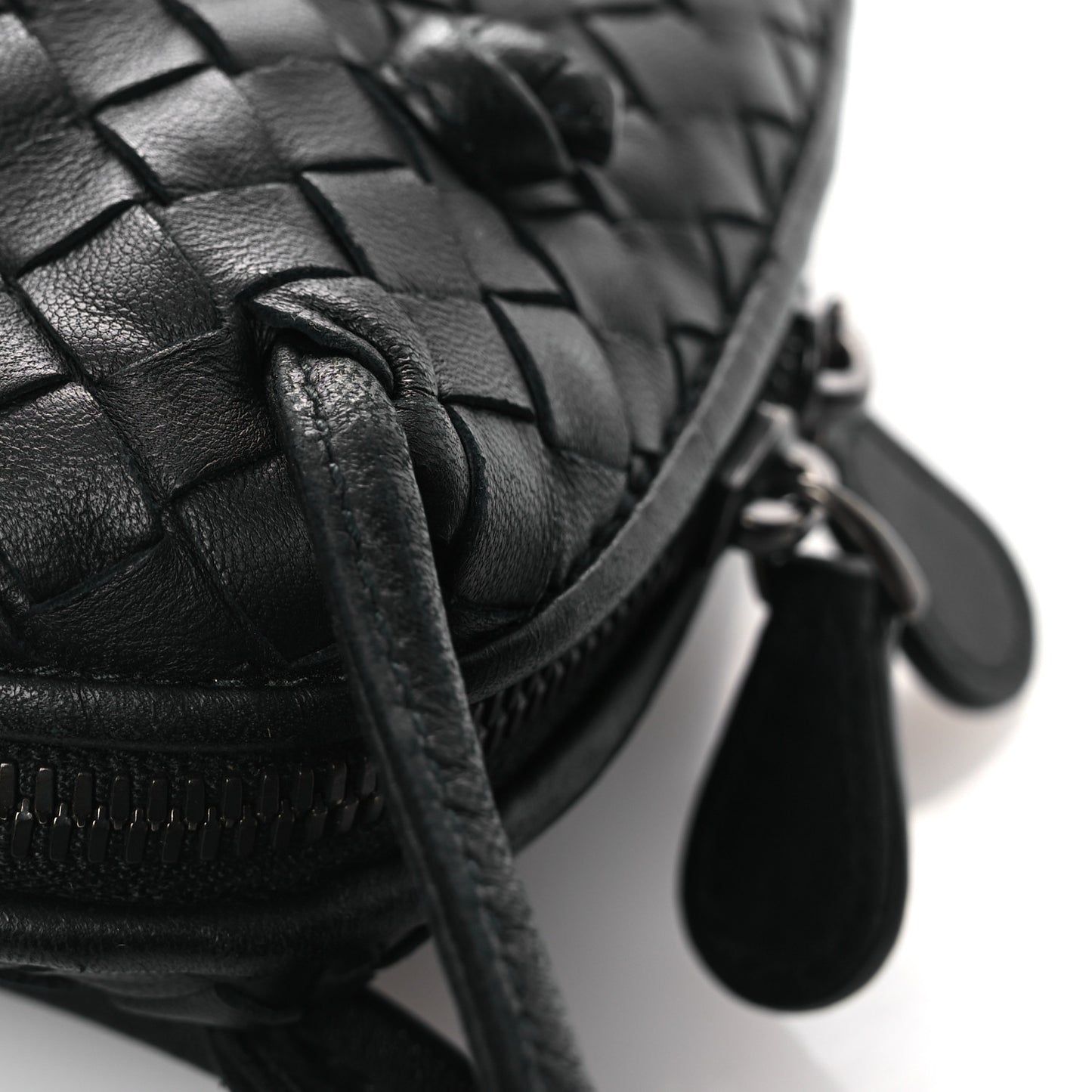 Nappa Intrecciato Nodini Bag Black