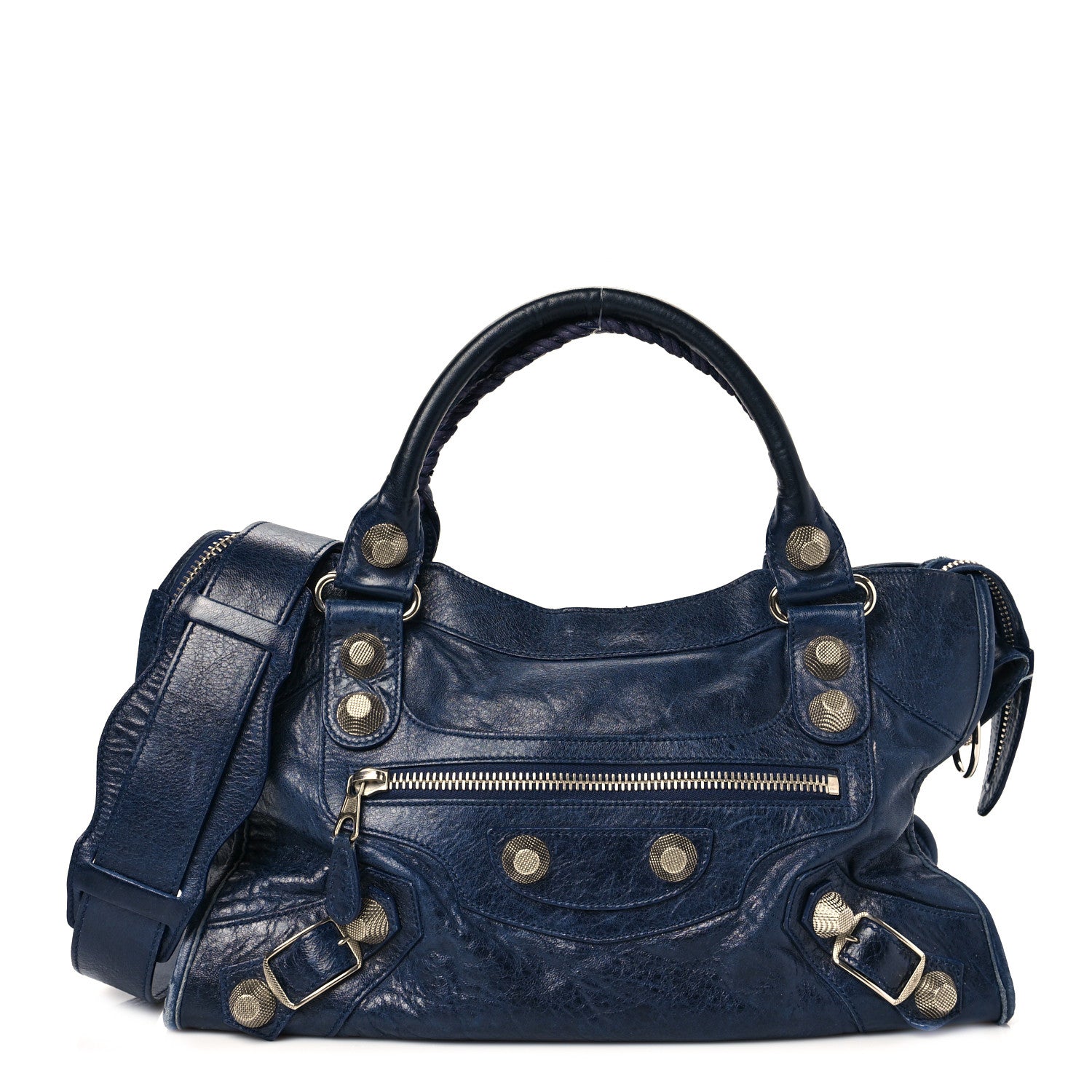 Balenciaga Agneau Giant 21 Silver Hardware City Marine 1 of 10