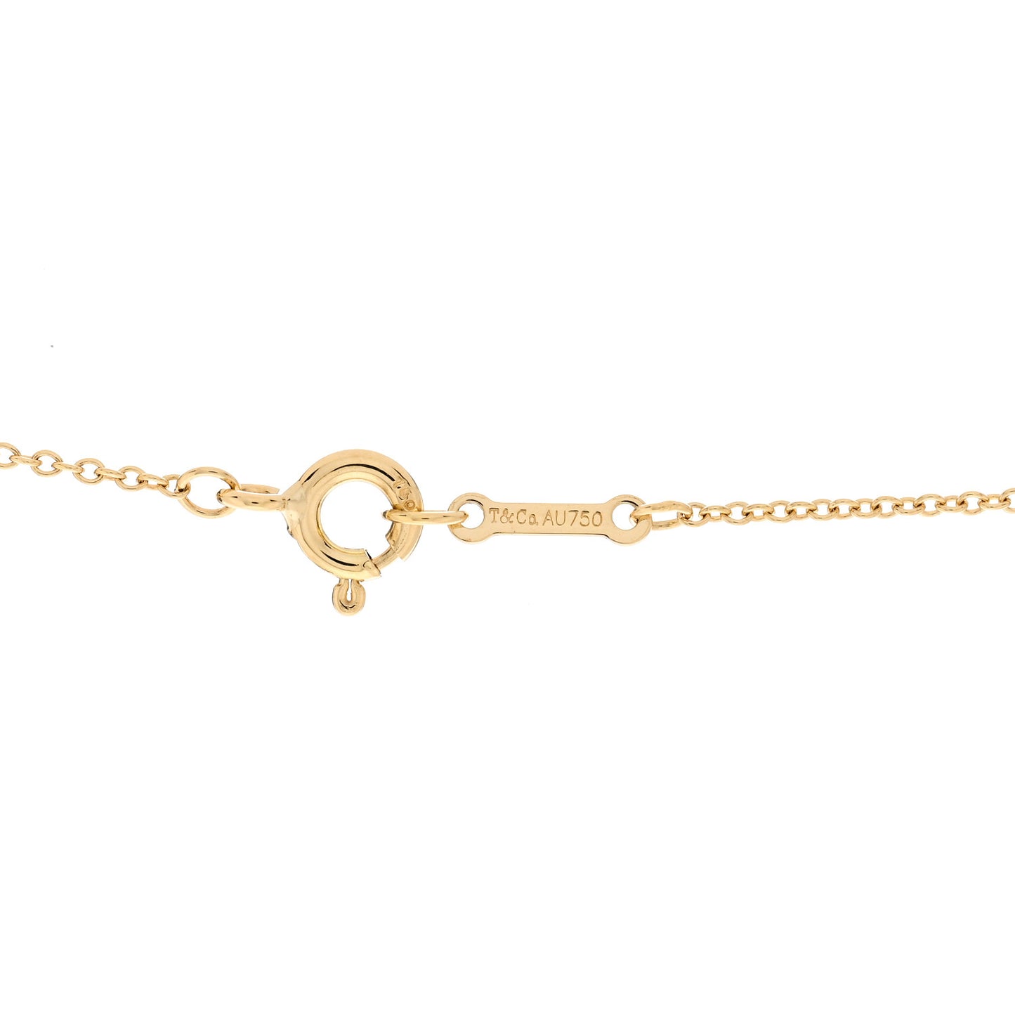 18K Yellow Gold Paloma Picasso Olive Leaf Vine Pendant Necklace