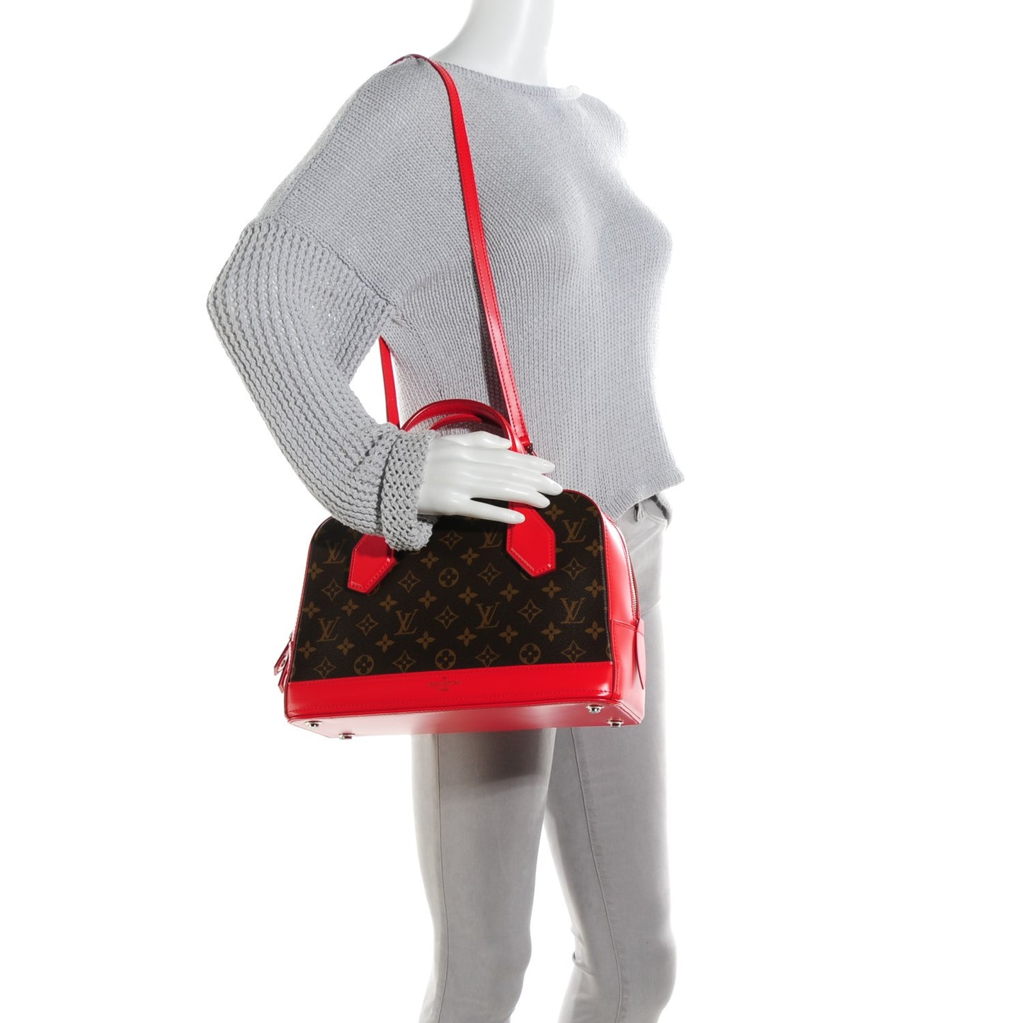 Monogram Dora PM Coquelicot