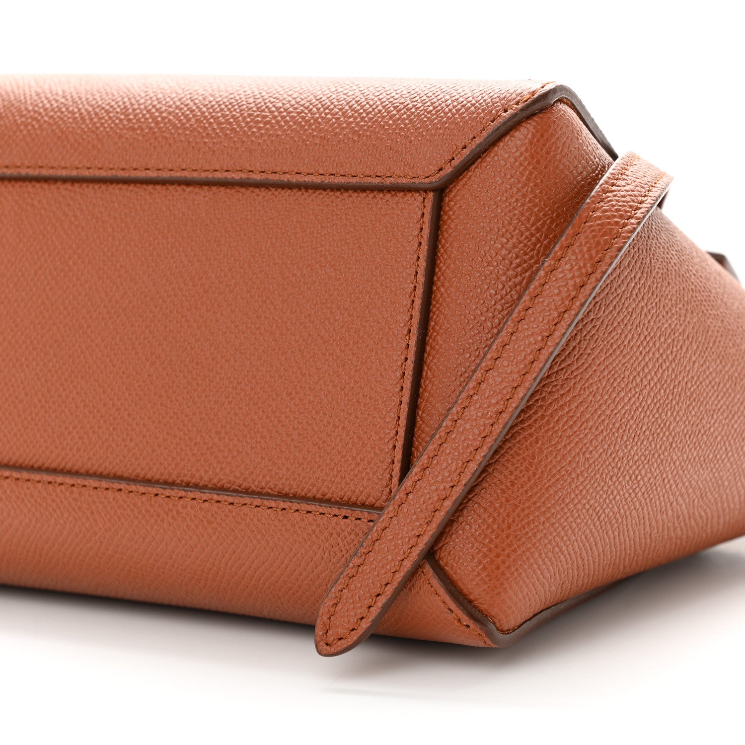 Celine Grained Calfskin Nano Belt Bag Caramel 10 of 10