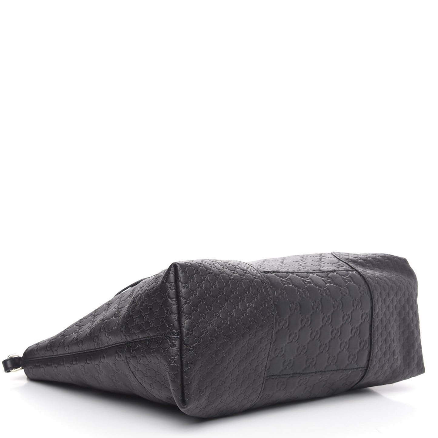 Guccissima Large Bree Foldover Tote Black