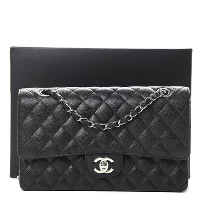 Chanel Caviar Quilted Medium Double Flap Black 15 of 15