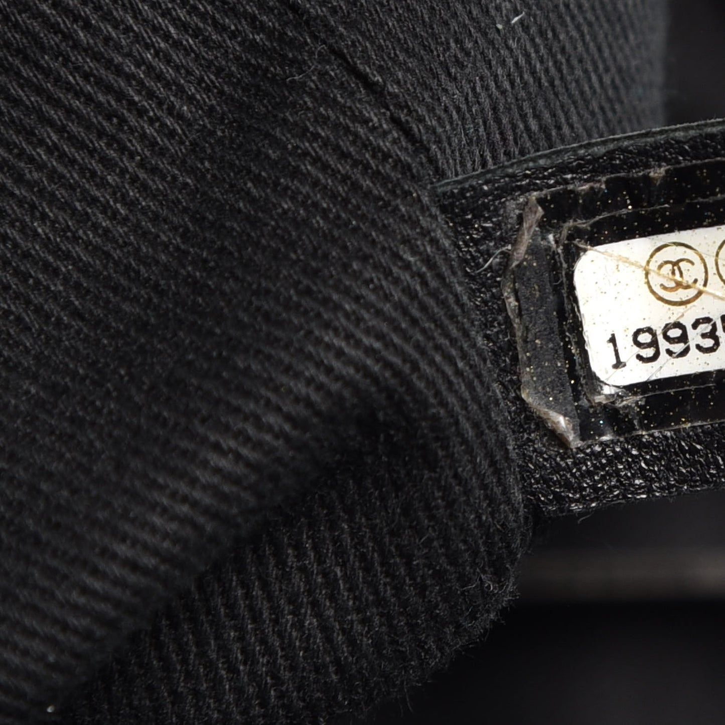 Washed Lambskin Quilted Studded CC Large Tote Black