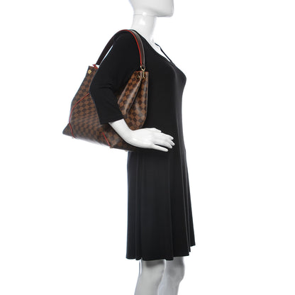 Louis Vuitton Damier Ebene Caissa Hobo Cherry 2 of 9