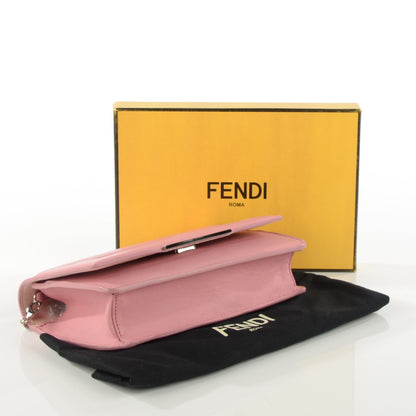 Fendi Vitello Flamingo Tube Wallet on Chain Pink 4 of 8