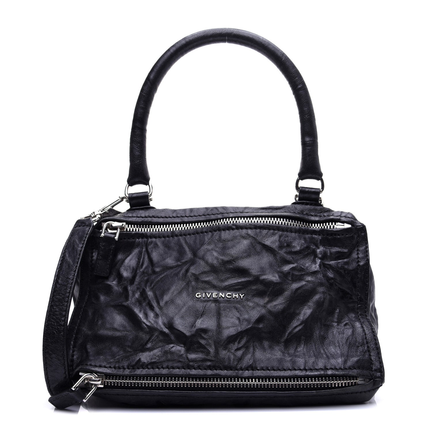 Givenchy Tumbled Sheepskin Small Pandora Black 1 of 13