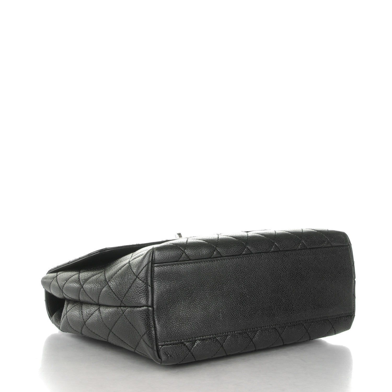Chanel Caviar Quilted Jumbo Kelly Flap Black 4 of 11