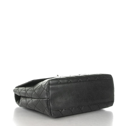 Chanel Caviar Quilted Jumbo Kelly Flap Black 4 of 11