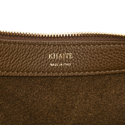 Khaite Pebbled Calfskin Augustina Hobo Hazelnut 6 of 9