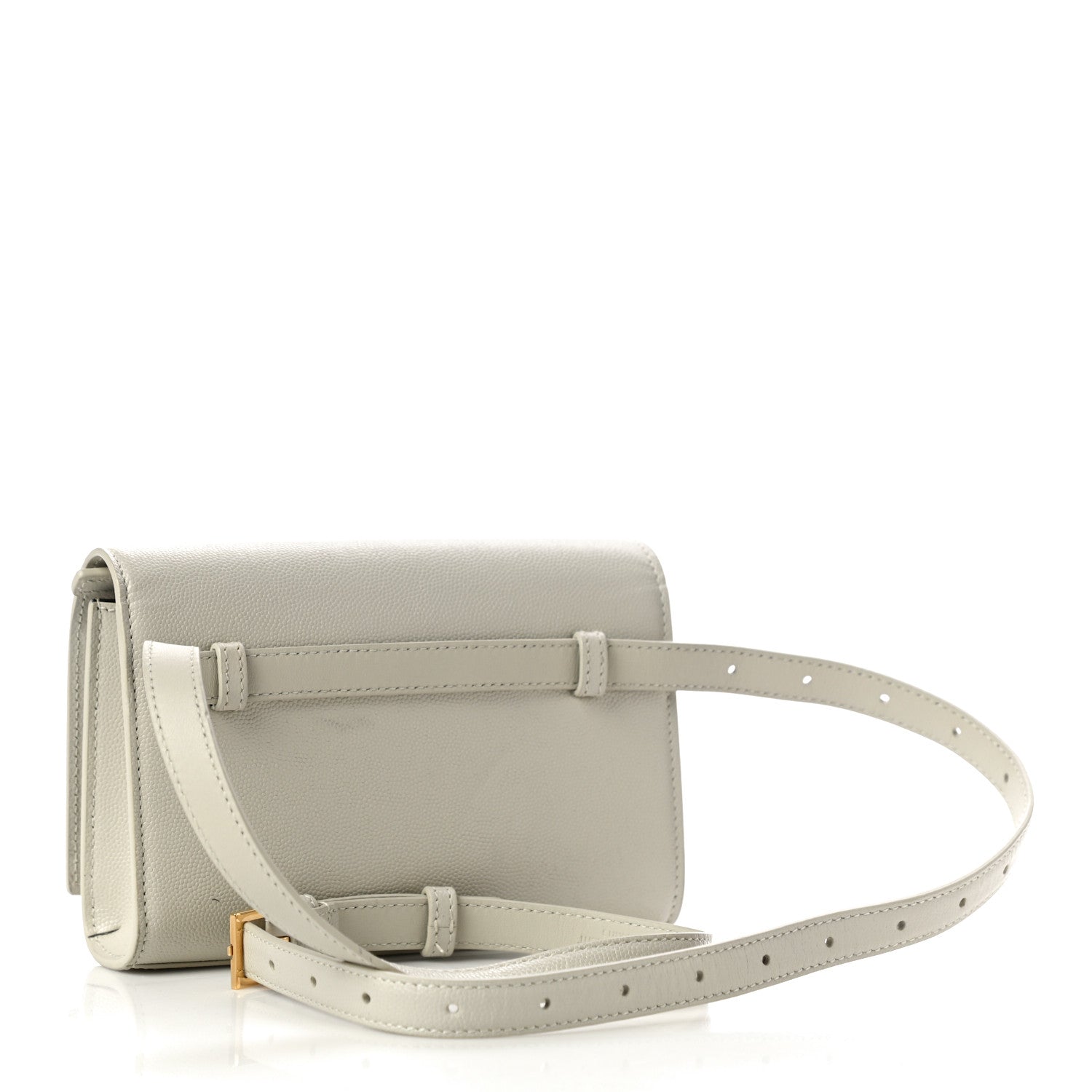Saint Laurent Grain De Poudre Monogram Kate Belt Bag Crema Soft 2 of 12