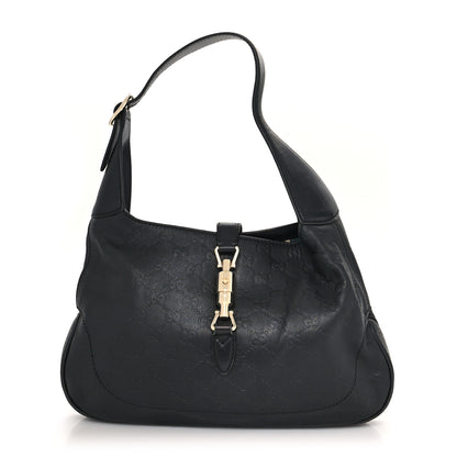 Gucci Guccissima Small Jackie O Hobo Black 1 of 13