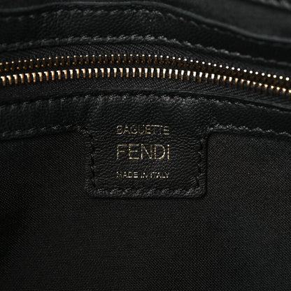 Fendi Nappa FF 1974 Embossed Baguette Black 6 of 9