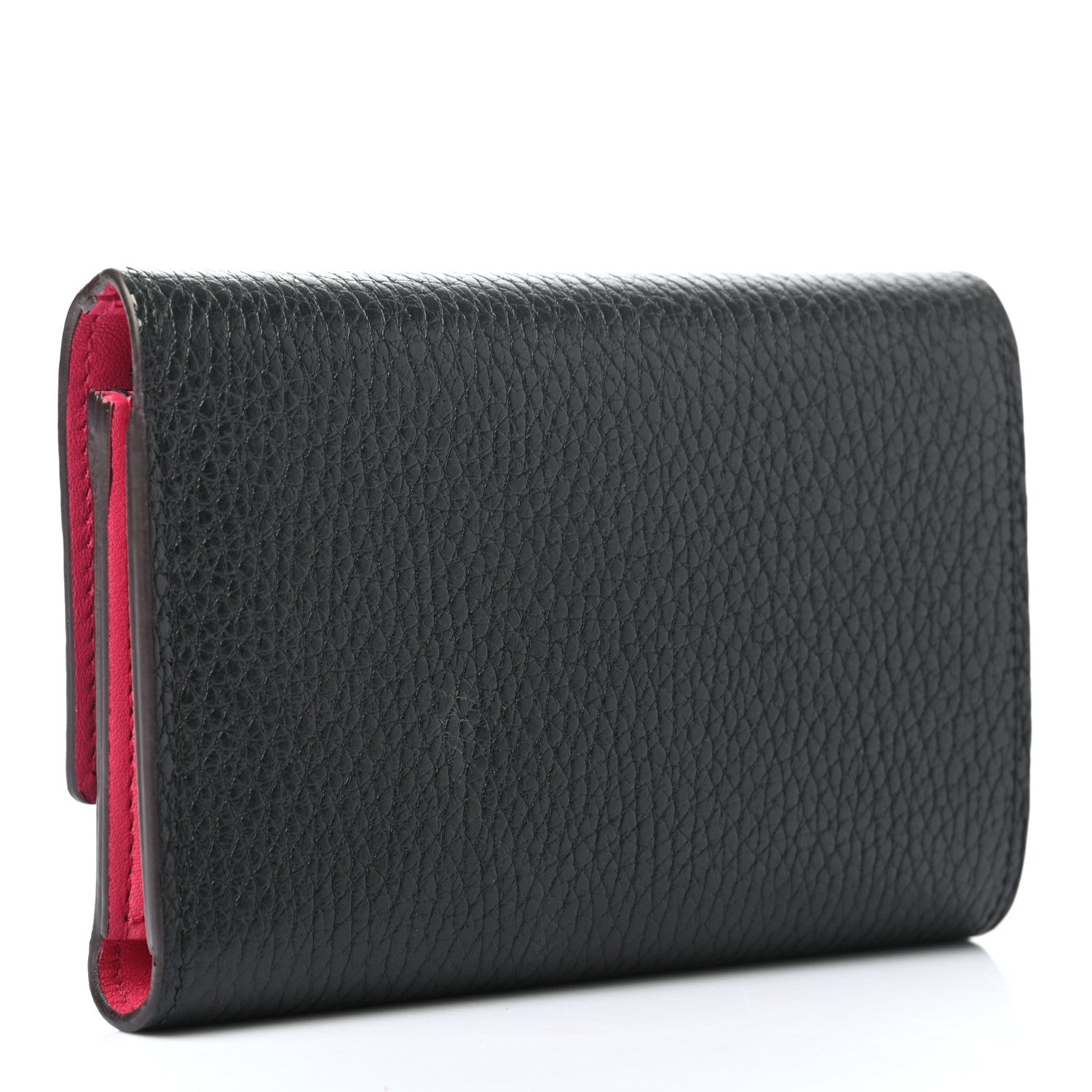 Louis Vuitton Taurillon Capucines Compact Wallet Black 3 of 7