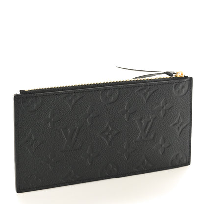 Louis Vuitton Empreinte Felicie Chain Wallet Zippered Insert Black 3 of 7