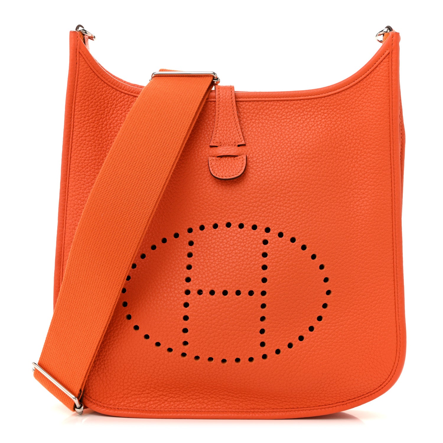 Hermes Taurillon Clemence Evelyne III PM Feu 1 of 27