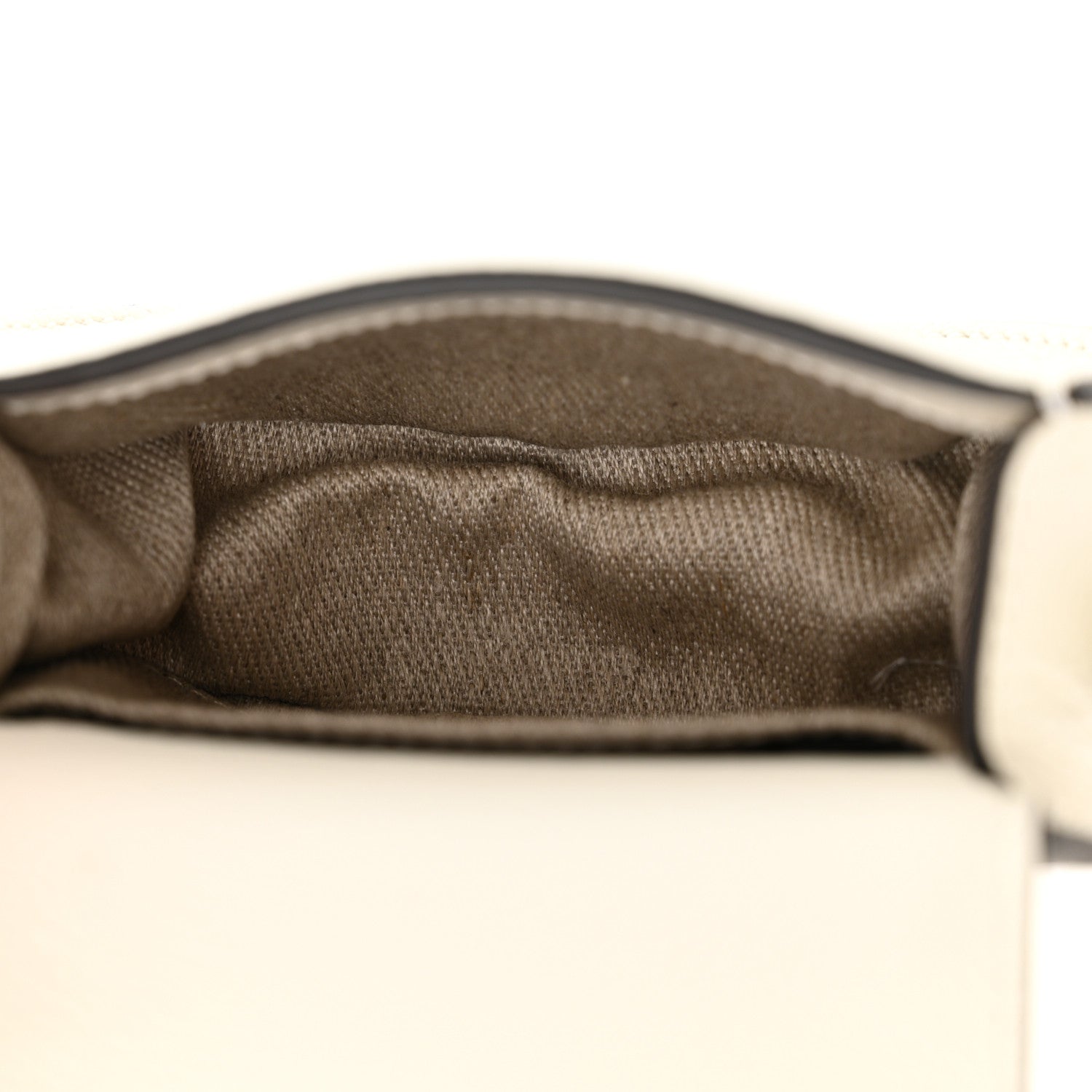 Chloe Calfskin Nano Marcie Saddle Bag White 5 of 12