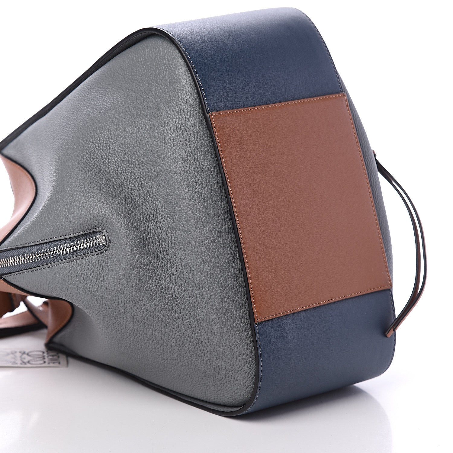 Loewe Calfskin Small Hammock Shoulder Bag Steel Blue Tan 8 of 9