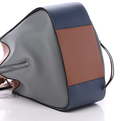 Loewe Calfskin Small Hammock Shoulder Bag Steel Blue Tan 8 of 9