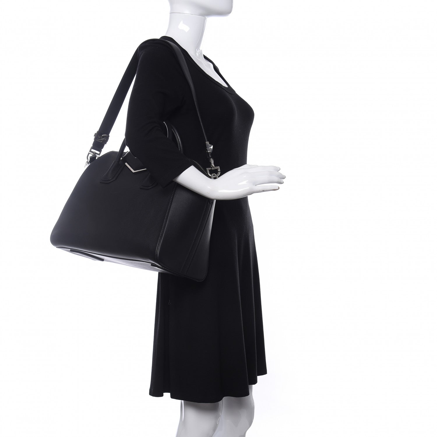 Givenchy Calfskin Medium Metal Antigona Black 2 of 16