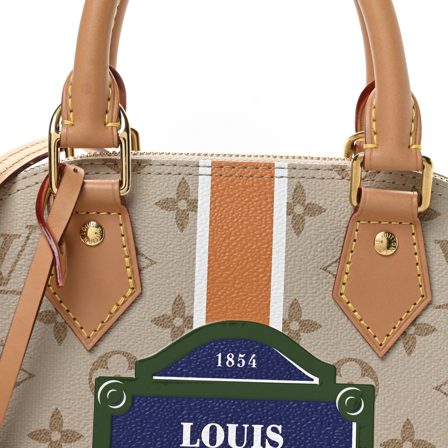 Louis Vuitton Monopaname Alma BB Beige Ocher 7 of 9